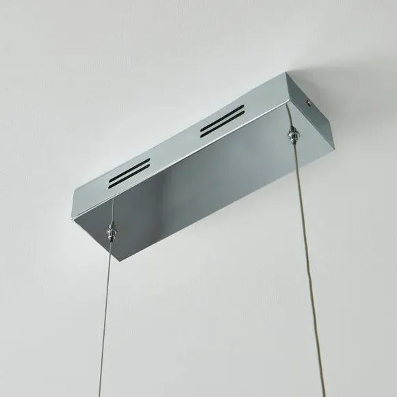 LED Ceiling Light with Adjustable Bar - Chrome