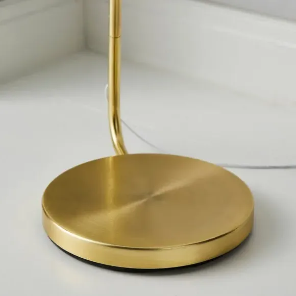 LED Floor Lamp with Dimmer - Gold