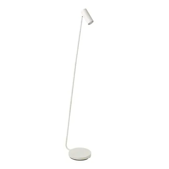LED Floor Lamp with Dimmer - White