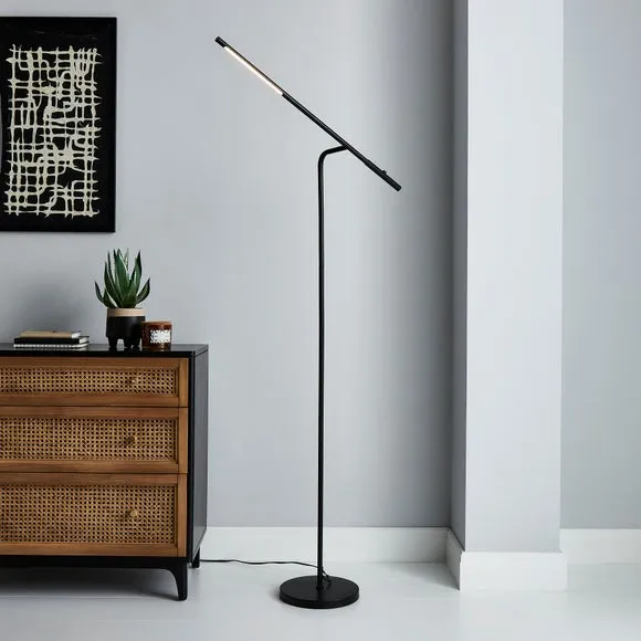 LED Floor Lamp with Touch Switch - Black image
