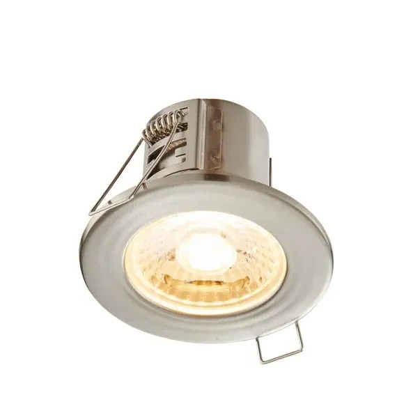LED Flush Recessed Light - Silver, Satin Nickel