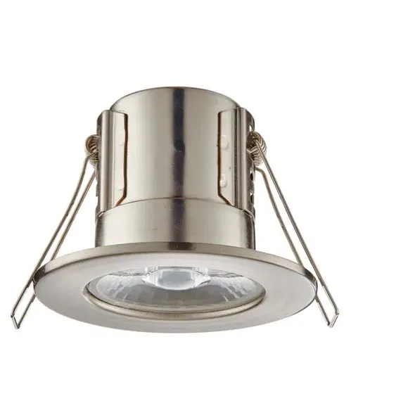 LED Flush Recessed Light - Silver, Satin Nickel