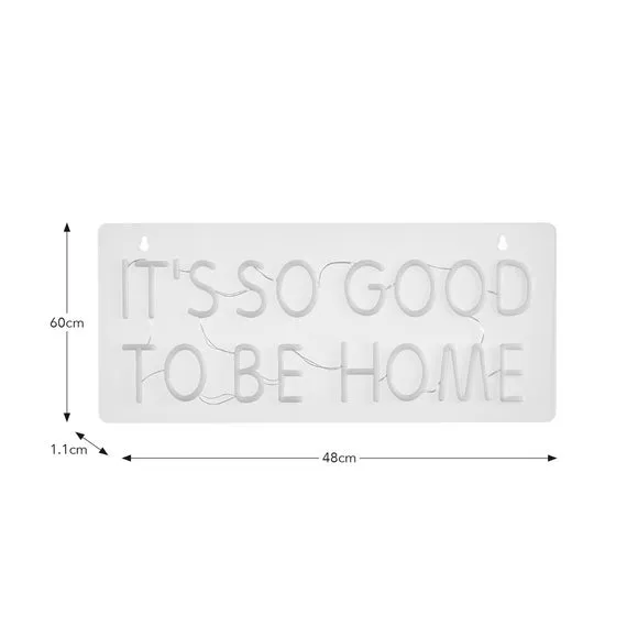LED Neon Wall Sign - Warm White, Acrylic