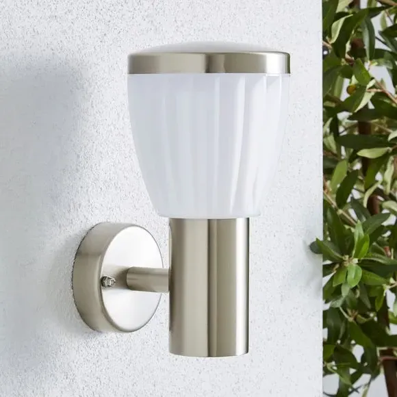 LED Outdoor Wall Light - Silver, Steel
