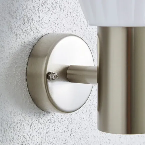 LED Outdoor Wall Light - Silver, Steel