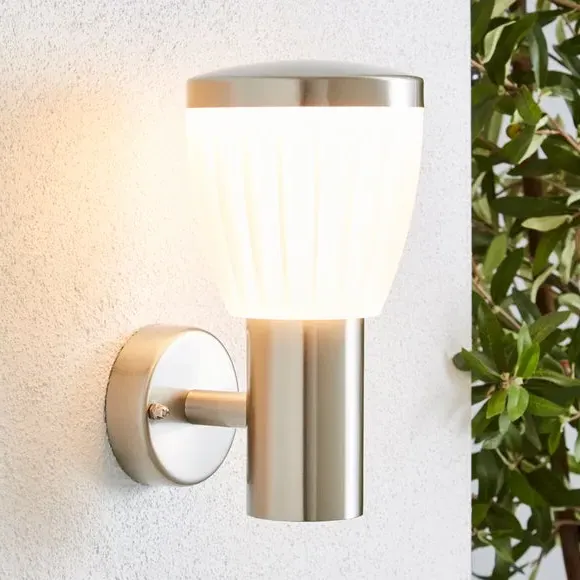 LED Outdoor Wall Light - Silver, Steel image