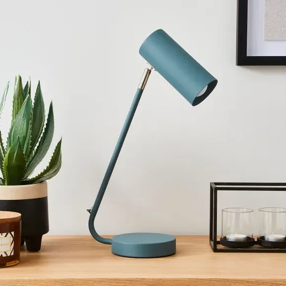 LED Table Lamp with Touch Dimmer - Pacific Blue