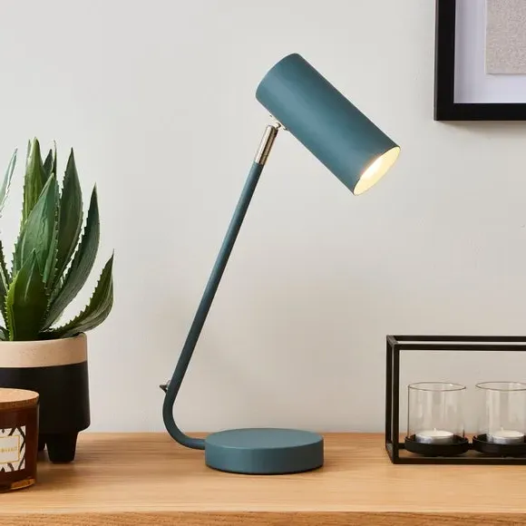 LED Table Lamp with Touch Dimmer - Pacific Blue