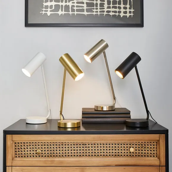 LED Table Lamp with Touch Dimmer - White
