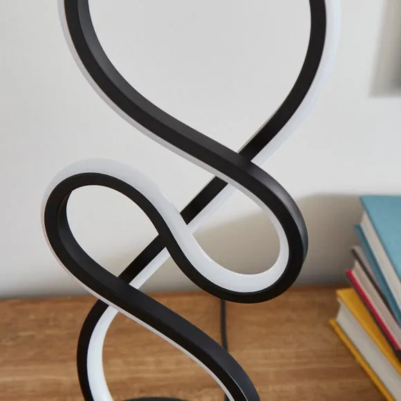 LED Touch Dimmable Table Lamp - Black