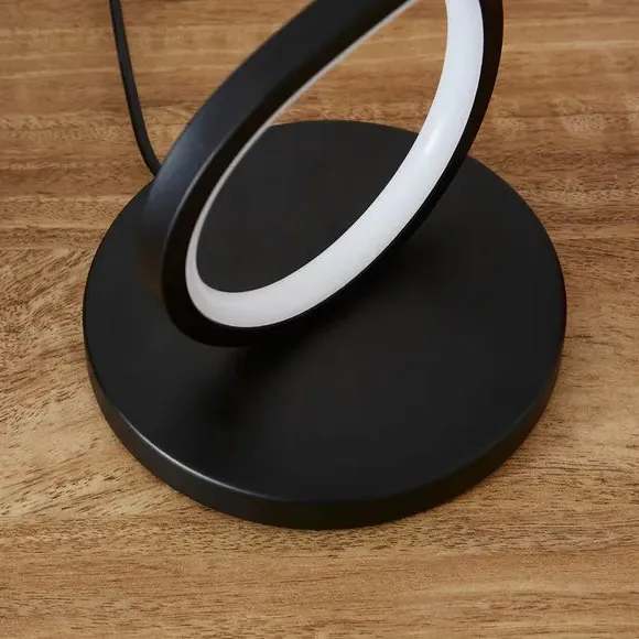 LED Touch Dimmable Table Lamp - Black