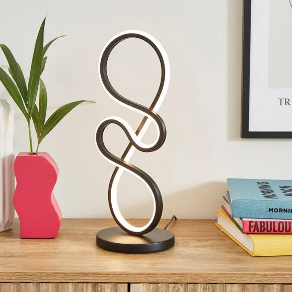 LED Touch Dimmable Table Lamp - Black image
