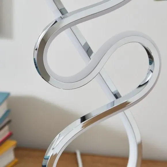 LED Touch Dimmable Table Lamp - Chrome