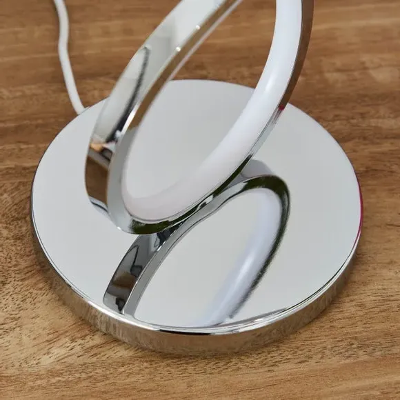 LED Touch Dimmable Table Lamp - Chrome