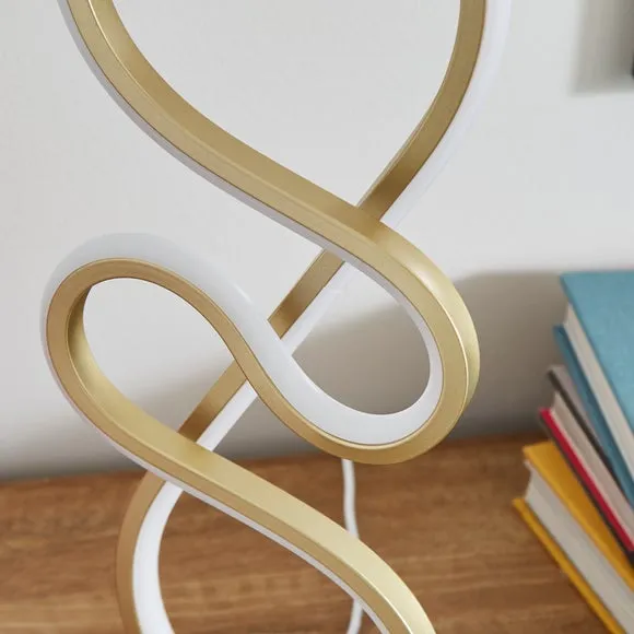 LED Touch Dimmable Table Lamp - Gold