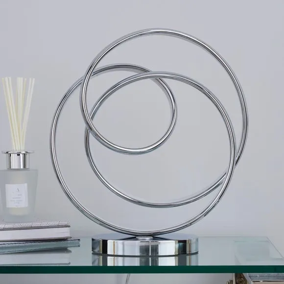 LED Touch Dimmable Table Lamp - Silver, Steel