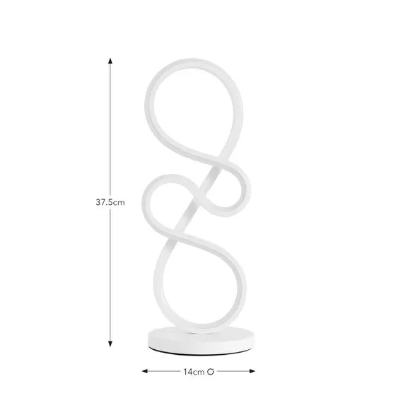 LED Touch Dimmable Table Lamp - White