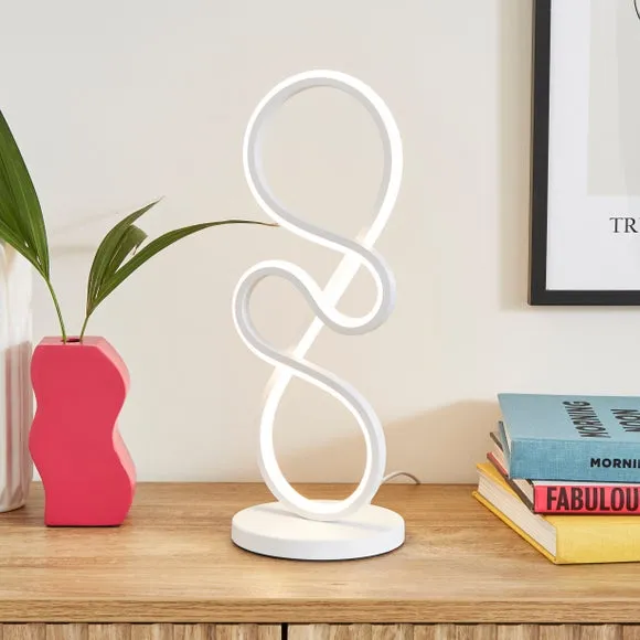 LED Touch Dimmable Table Lamp - White