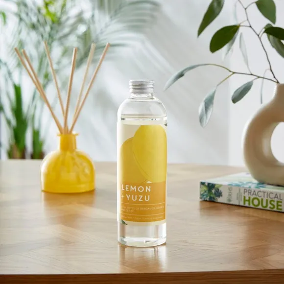 Lemon Yuzu Diffuser with Refill Set - Yellow image