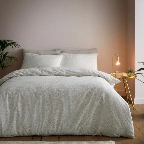Leopard Print Duvet Cover Set - Natural, Cotton