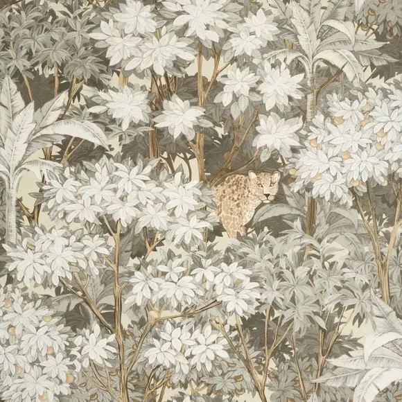 Leopard Trees Wallpaper - Natural