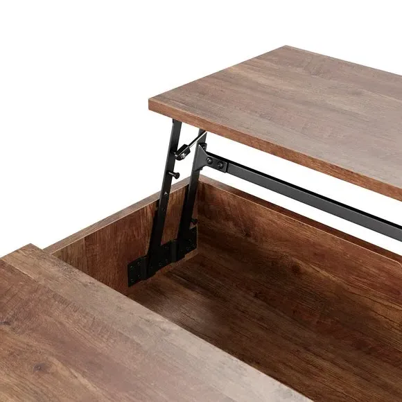 Lift Top Coffee Table with Storage - Pine