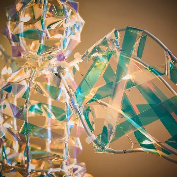 Light Up Angel Decoration - Multicolor, Iridescent