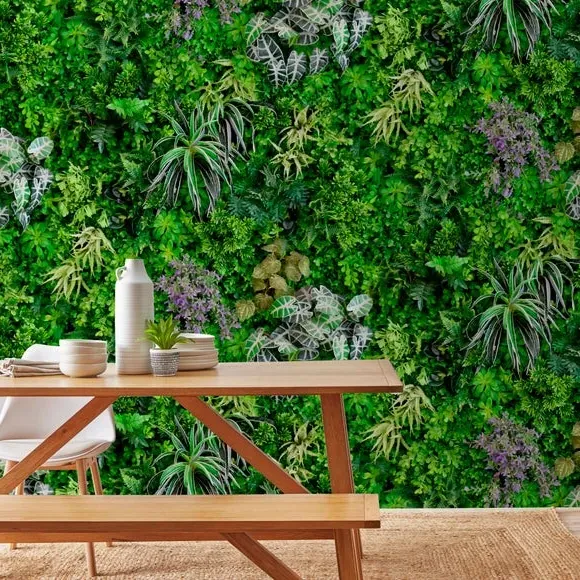 Living Wall Mural - Green, Wallpaper