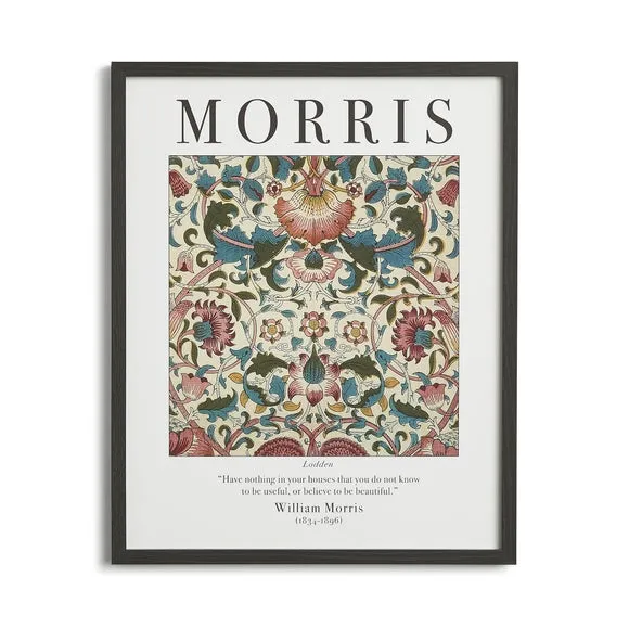 Lodden Framed Print - Black Frame