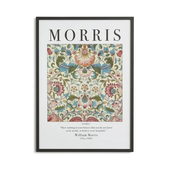 Lodden Framed Print - Black Frame