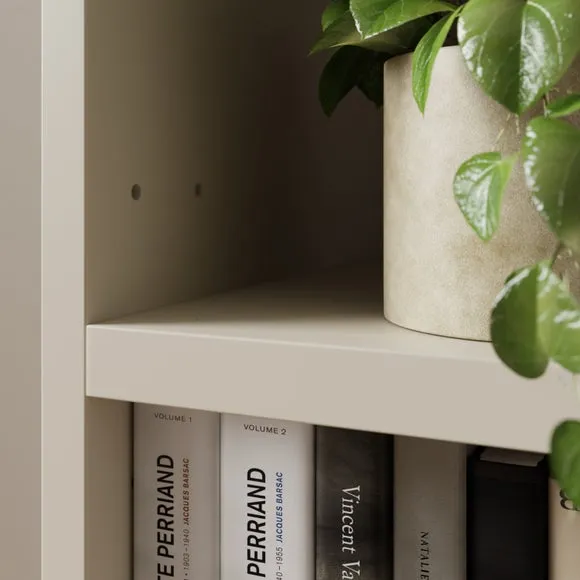 Low Bookcase with Drawers - Natural, Wood