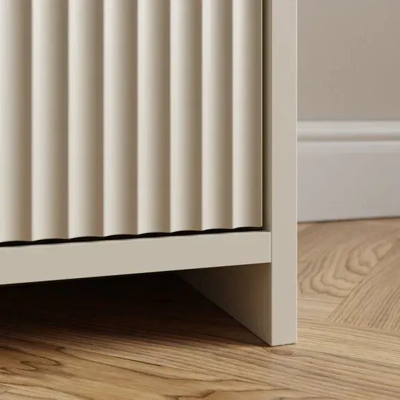 Low Bookcase with Drawers - Natural, Wood