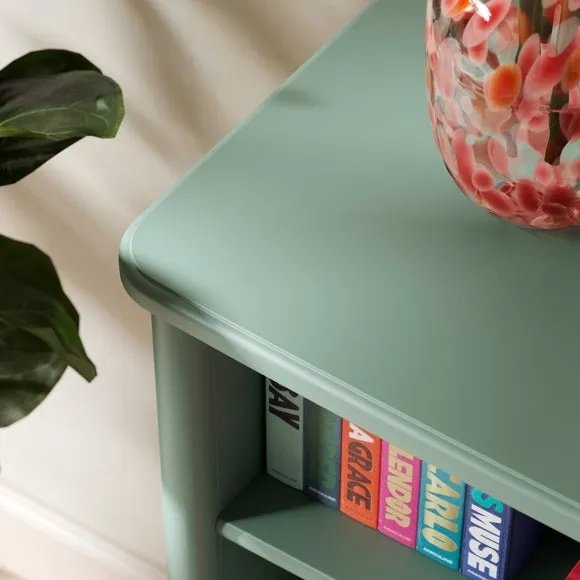 Low Bookcase with Scalloped Detail - Lilypad