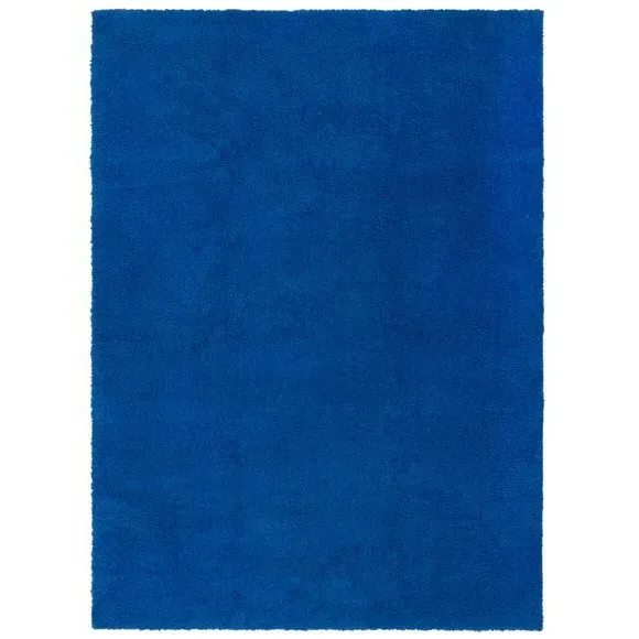 Machine Washable Rug - Cobalt Blue