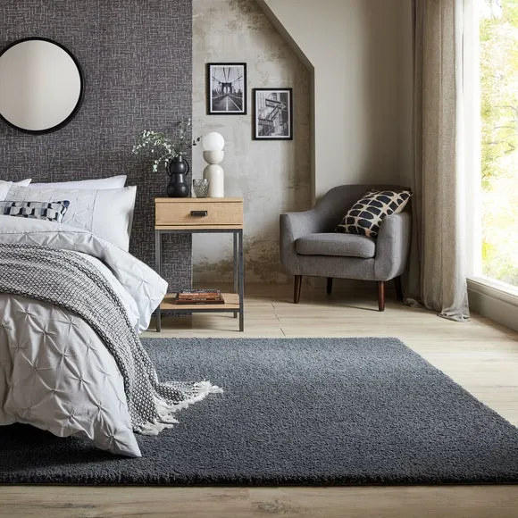 Machine Washable Rug - Grey image