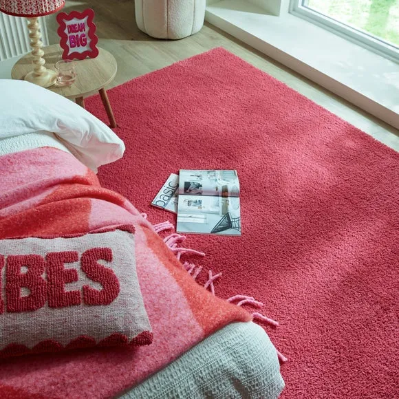Machine Washable Rug - Magenta
