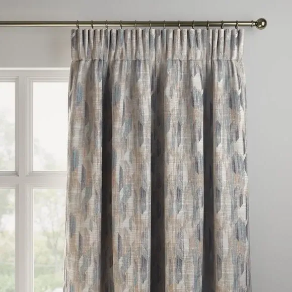 Made to Measure Curtains Abstract - Seafoam, Polyester