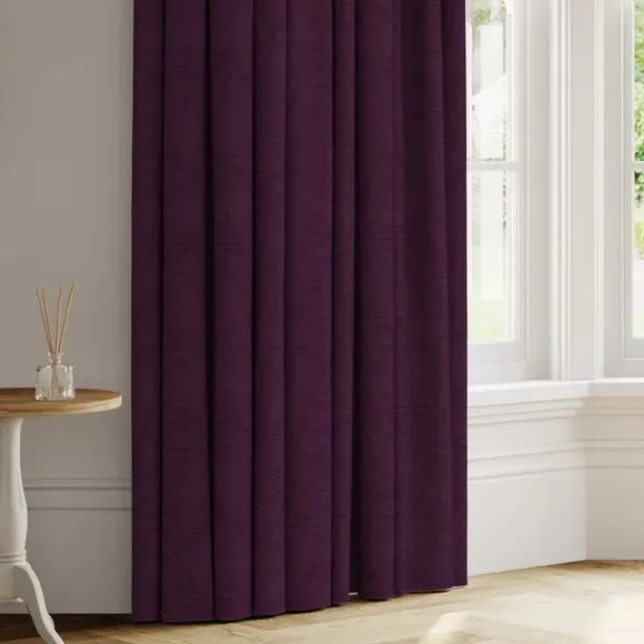 Made to Measure Curtains - Aubergine, Chenille image