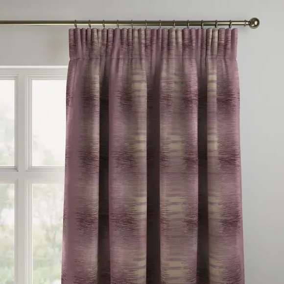 Made to Measure Curtains - Aubergine, Shimmer