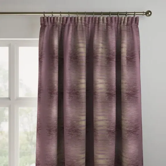 Made to Measure Curtains - Aubergine, Shimmer