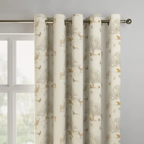 Made to Measure Curtains - Autumn, Woodland Print