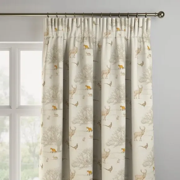 Made to Measure Curtains - Autumn, Woodland Print