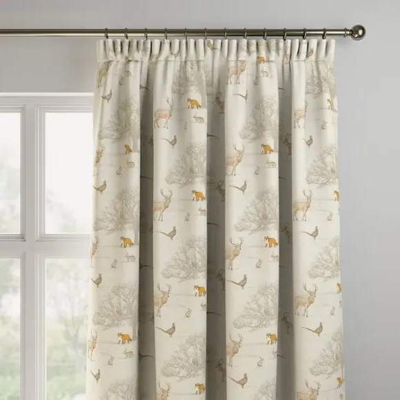 Made to Measure Curtains - Autumn, Woodland Print