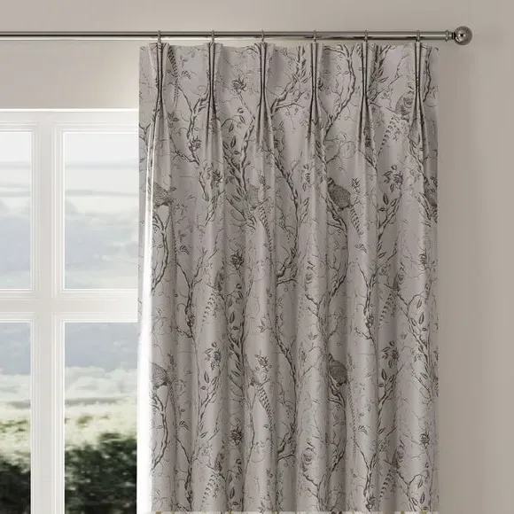 Made to Measure Curtains Bird Design - Oyster