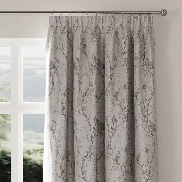 Made to Measure Curtains Bird Design - Oyster
