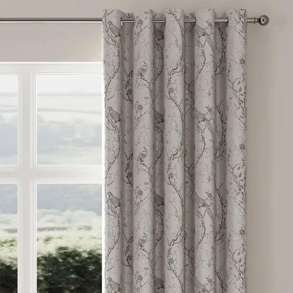 Made to Measure Curtains Bird Design - Oyster
