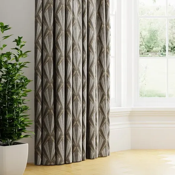 Made to Measure Curtains - Black, Fabric image