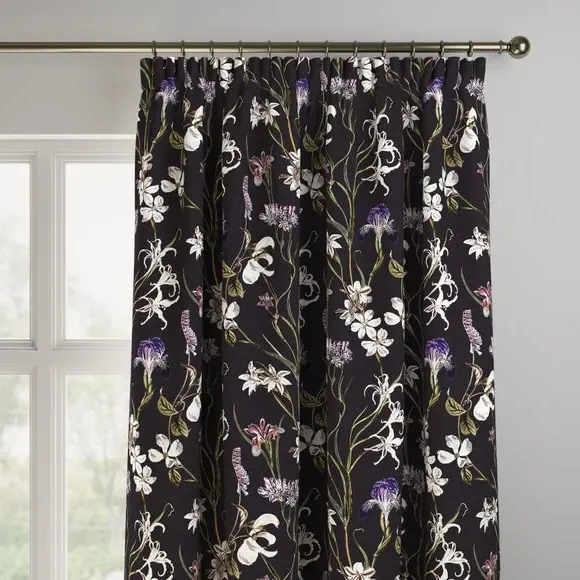 Made to Measure Curtains - Black, Velvet