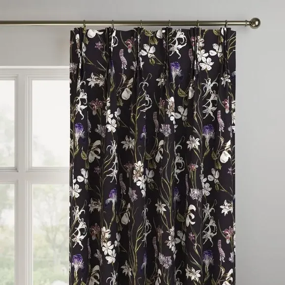 Made to Measure Curtains - Black, Velvet