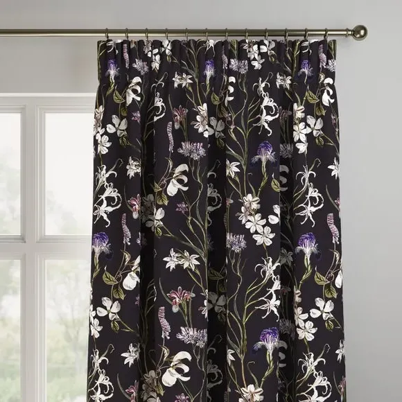 Made to Measure Curtains - Black, Velvet
